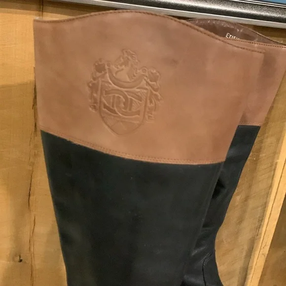 Etienne Aigner Wide Shaft Riding Boots - Picture 2 of 10